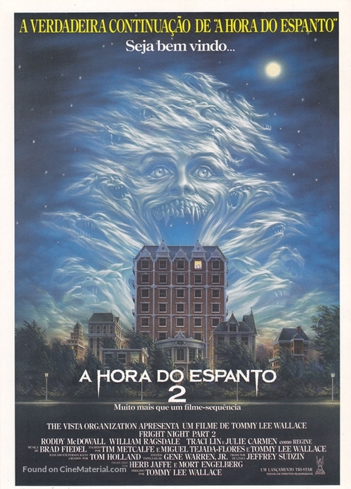 Fright Night Part 2 - Brazilian Movie Poster