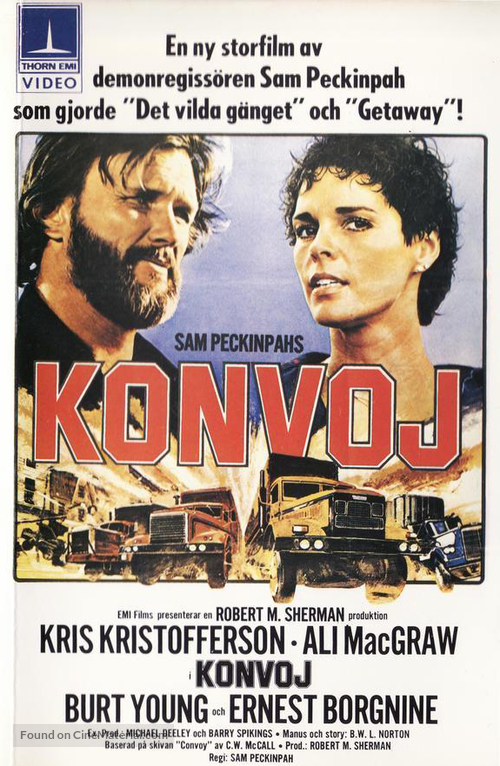 Convoy - Finnish VHS movie cover