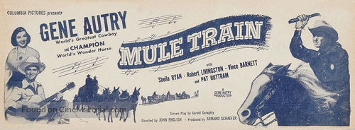 Mule Train - poster