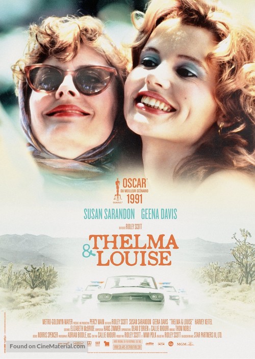 Thelma And Louise - French Re-release movie poster