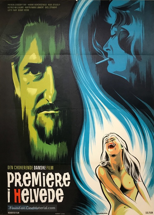 Premiere i helvede - Danish Movie Poster