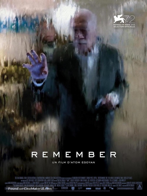 Remember - French Movie Poster