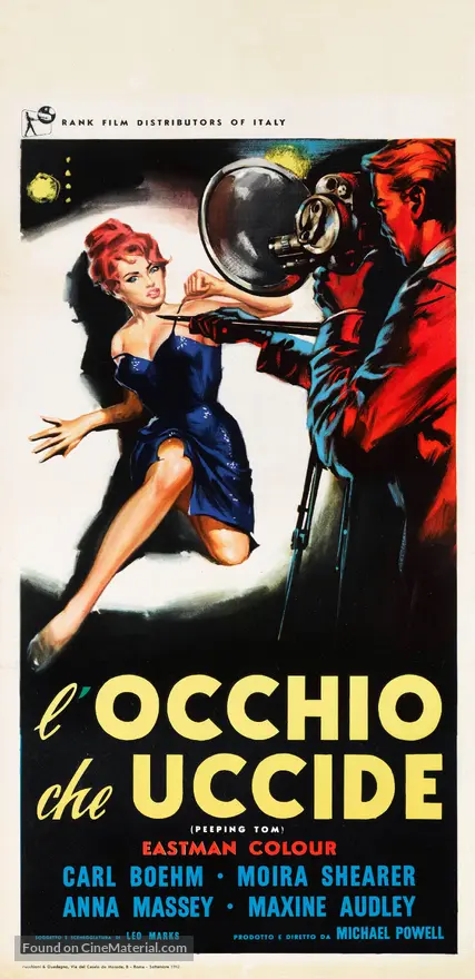 Peeping Tom - Italian Movie Poster