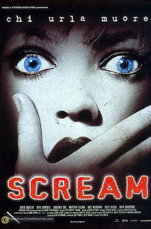 Scream - Italian Movie Poster