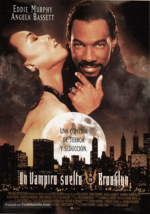 Vampire In Brooklyn - Spanish Movie Poster