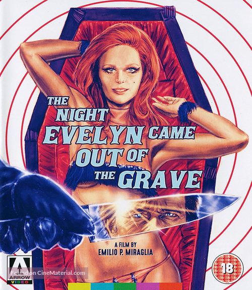 La notte che Evelyn usc&igrave; dalla tomba - British Blu-Ray movie cover