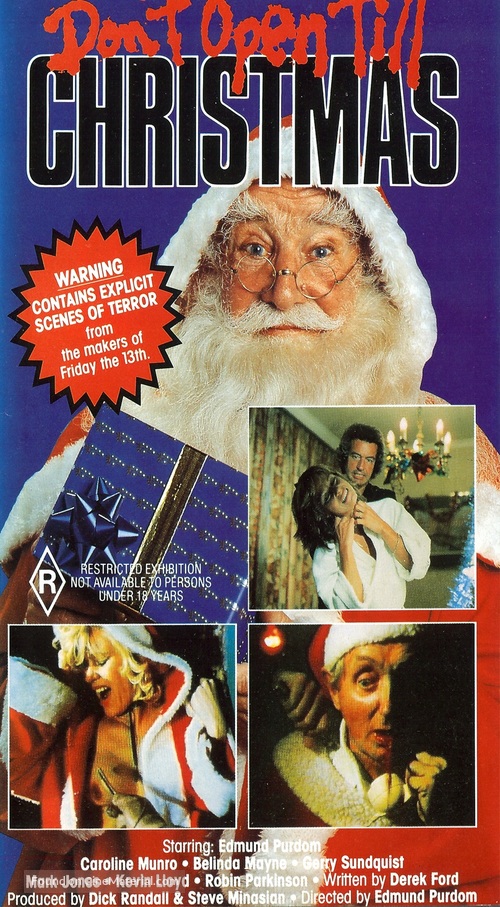 Don&#039;t Open &#039;Til Christmas - Australian VHS movie cover