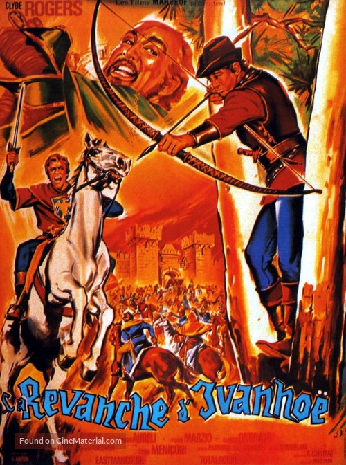 Rivincita di Ivanhoe - French Movie Poster