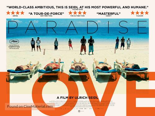Paradies: Liebe - British Movie Poster