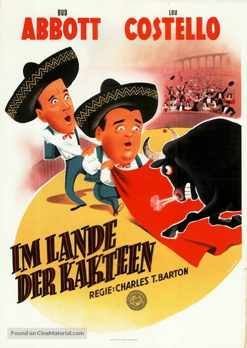 Mexican Hayride - German Movie Poster