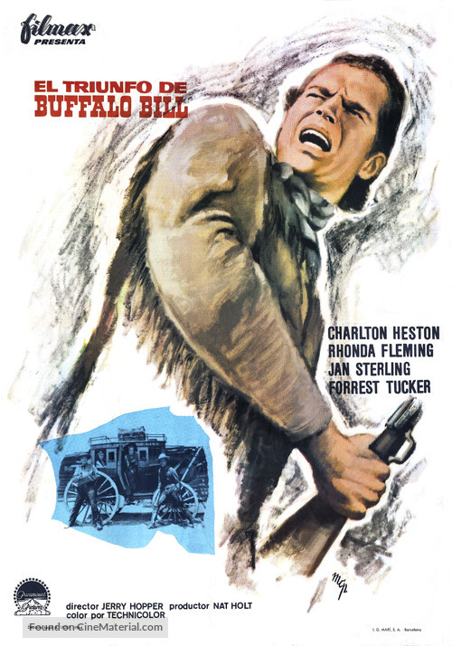Pony Express - Spanish Movie Poster
