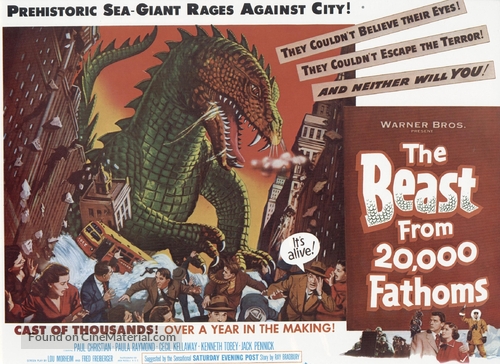 The Beast from 20,000 Fathoms - poster