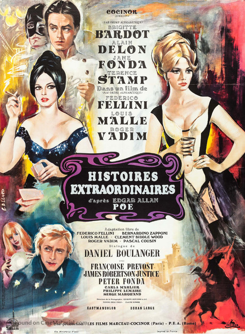 Histoires extraordinaires - French Movie Poster