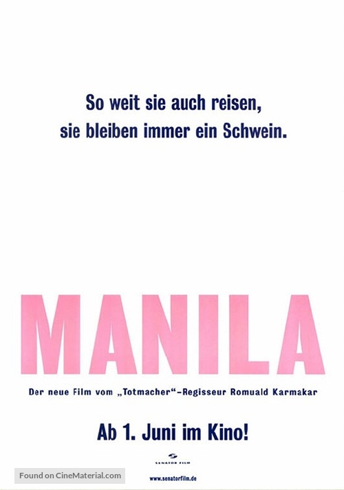 Manila - German Movie Poster