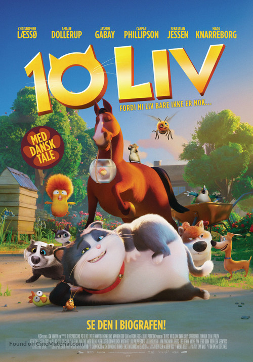 10 Lives - Danish Movie Poster