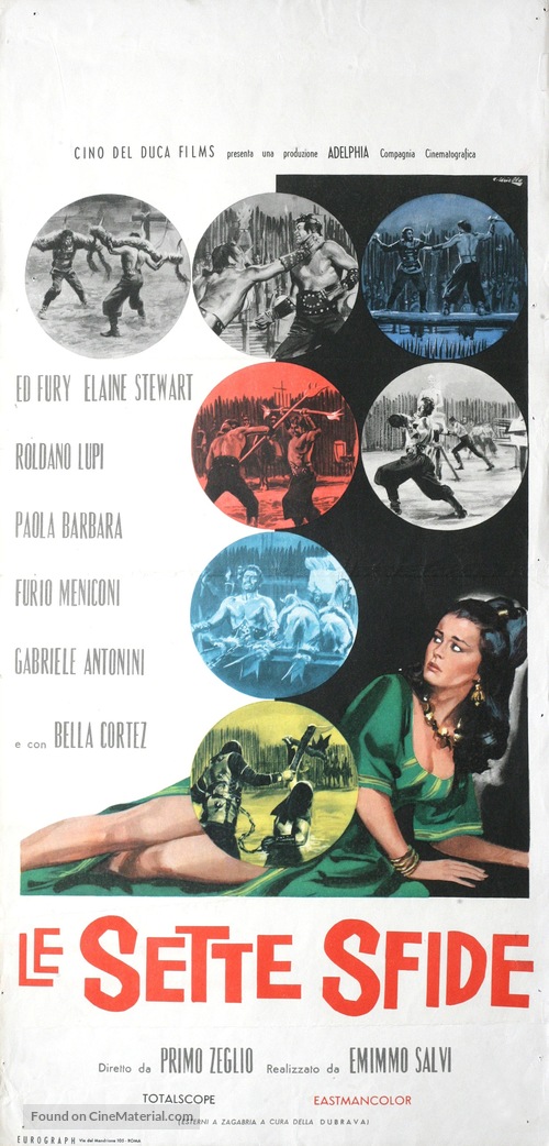 Le sette sfide - Italian Movie Poster