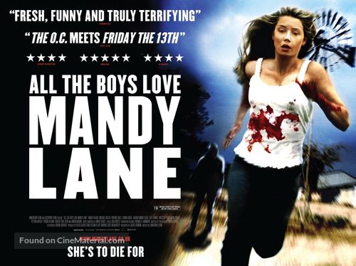 All the Boys Love Mandy Lane - British Movie Poster