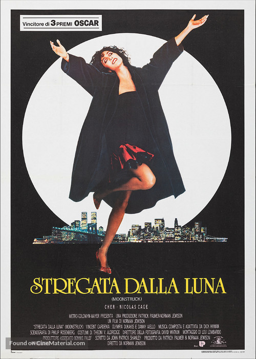 Moonstruck - Italian Movie Poster