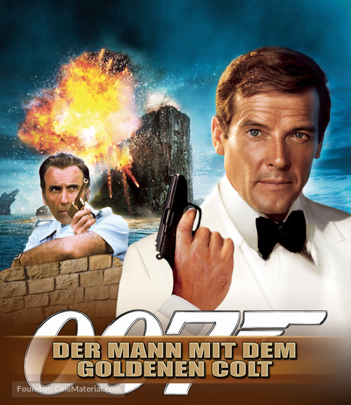 The Man With The Golden Gun - German Movie Cover