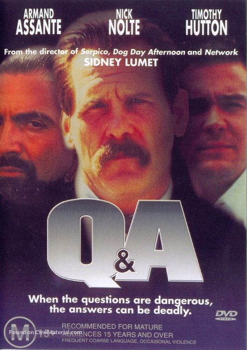 Q &amp; A - Australian DVD movie cover