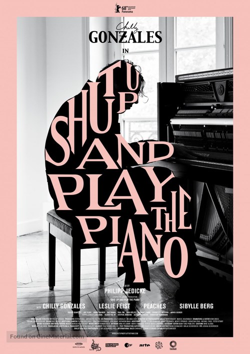 Shut Up and Play the Piano - German Movie Poster