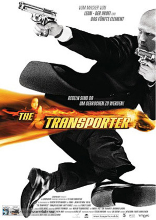 The Transporter - German Movie Poster