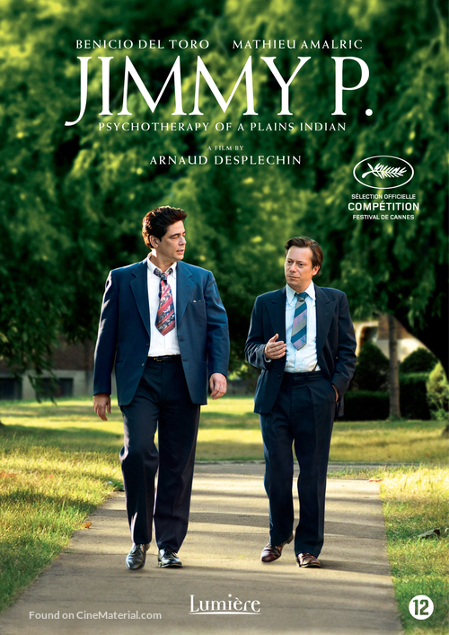 Jimmy P. - Belgian DVD movie cover
