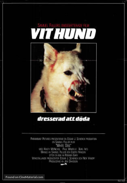 White Dog - Swedish Movie Poster