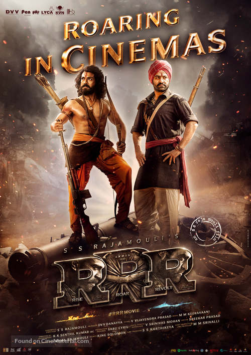 RRR - Indian Movie Poster