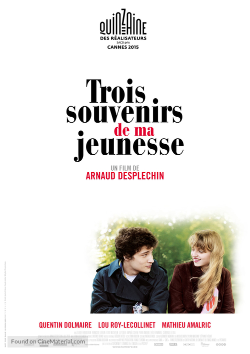 Trois souvenirs de ma jeunesse - Dutch Movie Poster