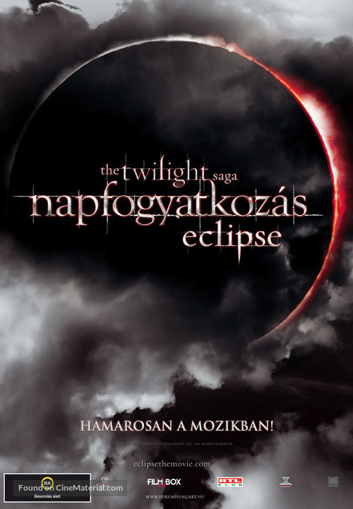 The Twilight Saga: Eclipse - Hungarian Movie Poster