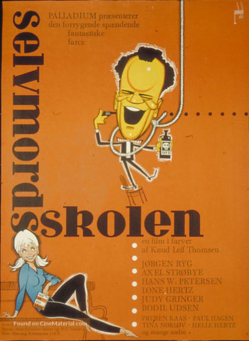 Selvmordsskolen - Danish Movie Poster