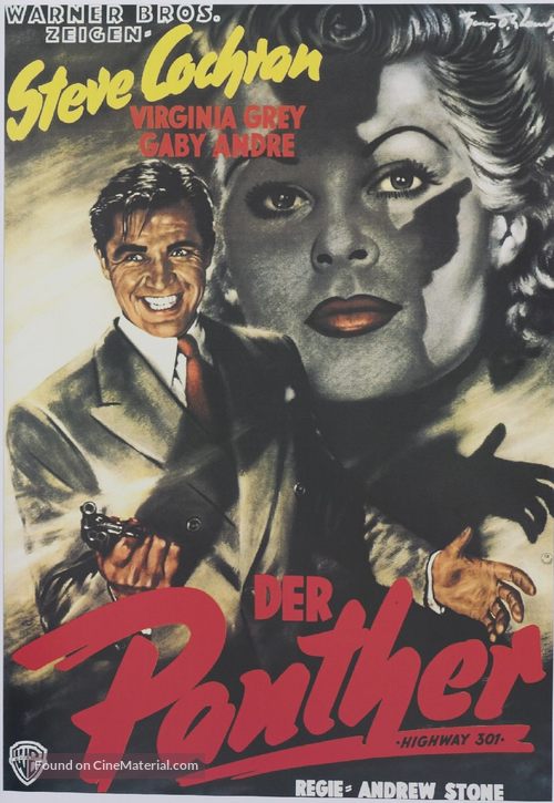 Highway 301 - German Movie Poster