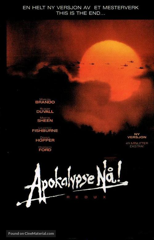 Apocalypse Now - Norwegian DVD movie cover