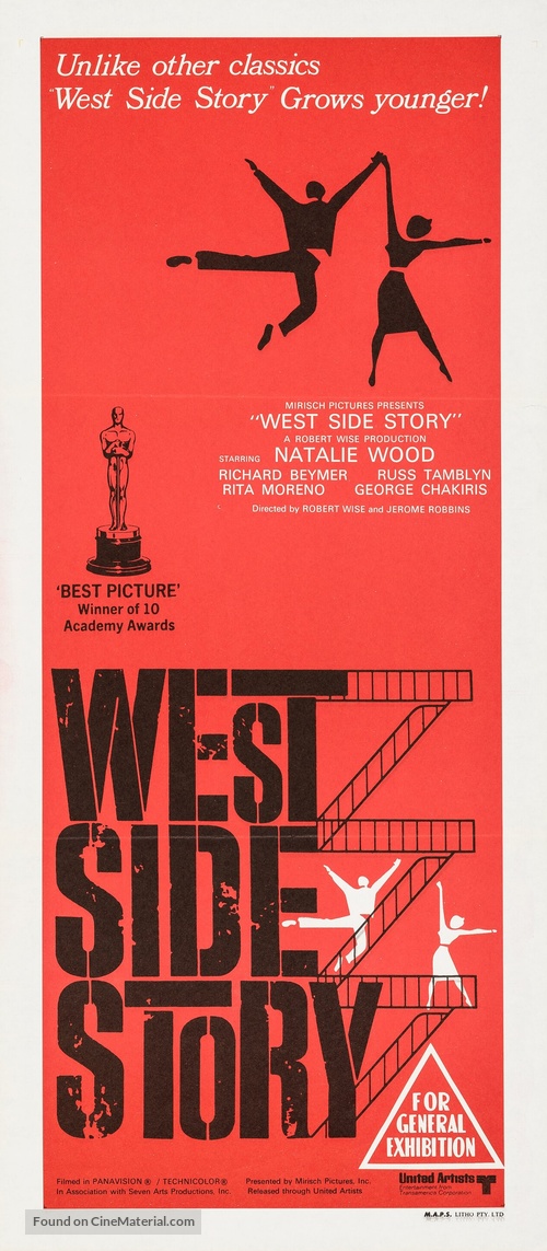 West Side Story - Australian Movie Poster