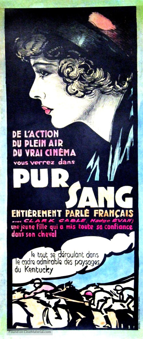 Sporting Blood - French Movie Poster