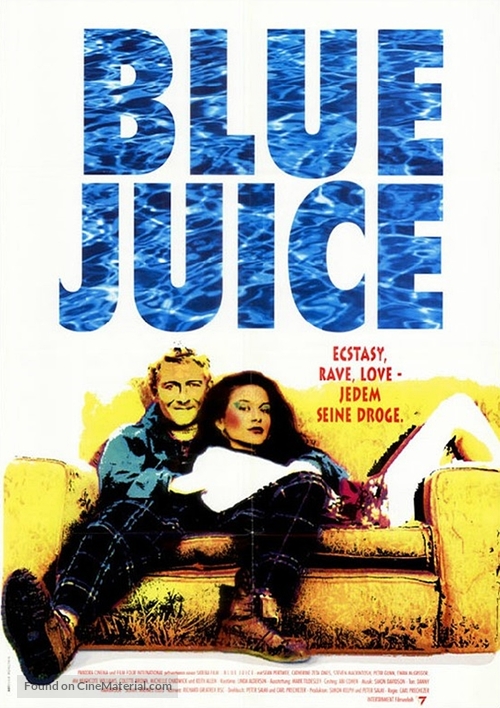 Blue Juice - German Movie Poster