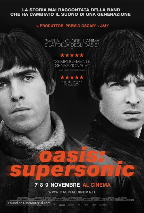 Supersonic - Italian Movie Poster