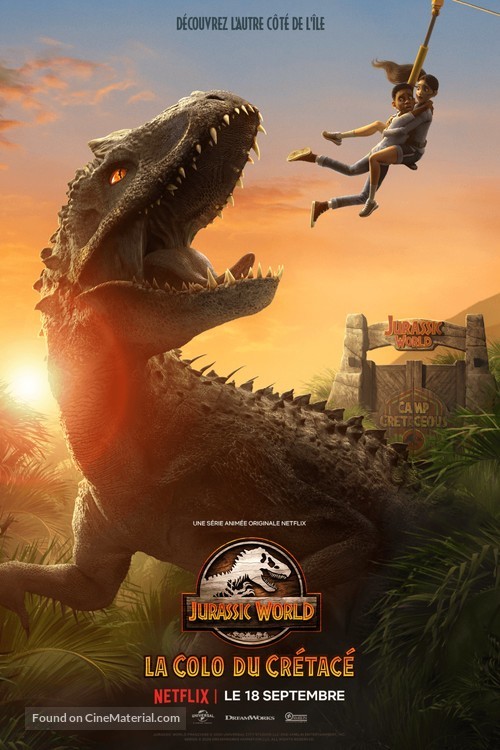 &quot;Jurassic World: Camp Cretaceous&quot; - French Movie Poster