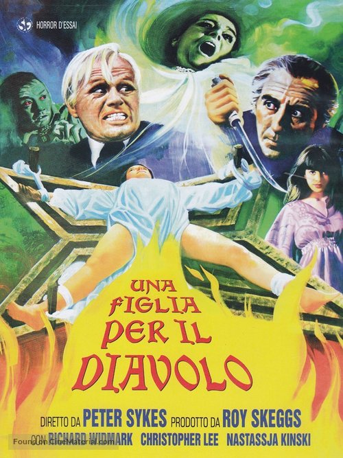 To the Devil a Daughter - Italian DVD movie cover