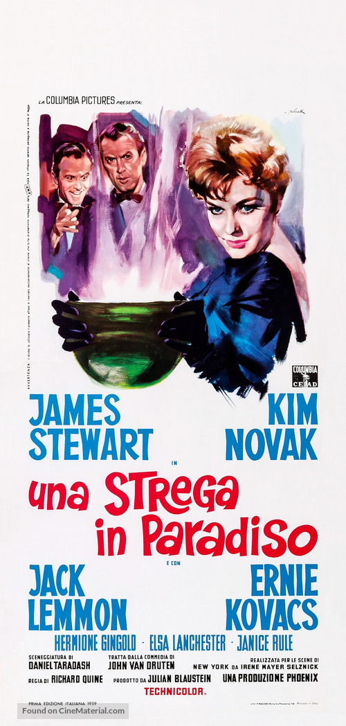 Bell Book and Candle - Italian Movie Poster