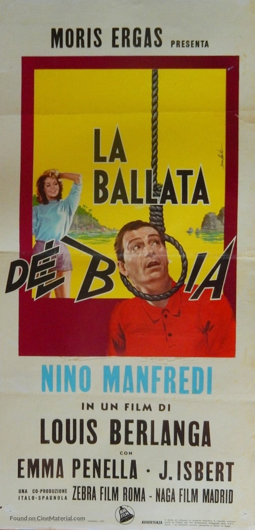 El verdugo - Italian Movie Poster