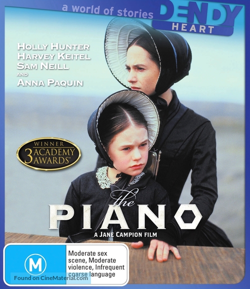 The Piano - Australian Blu-Ray movie cover