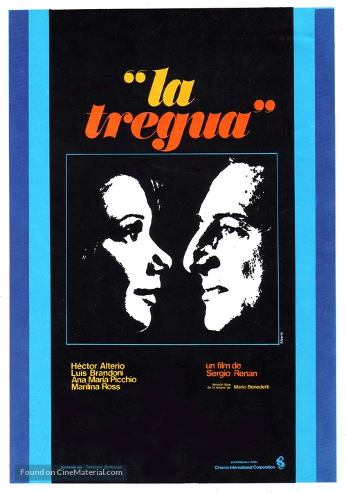 Tregua, La - Spanish Movie Poster