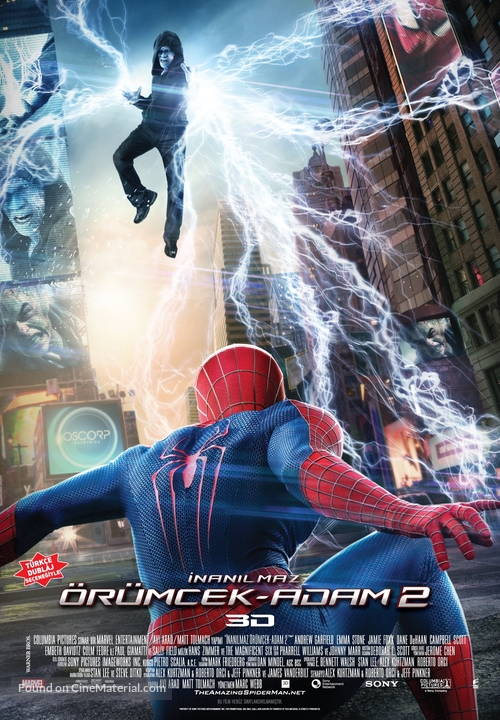 The Amazing Spider-Man 2 - Turkish Movie Poster