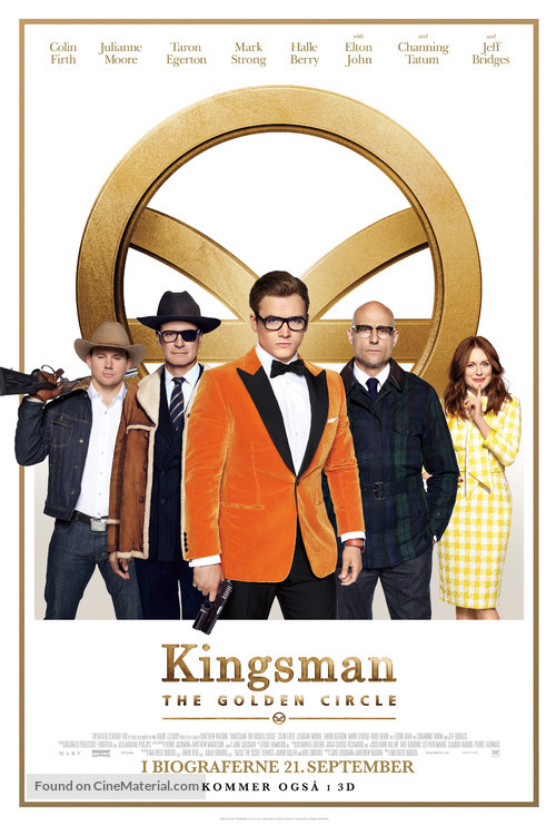 Kingsman: The Golden Circle - Danish Movie Poster