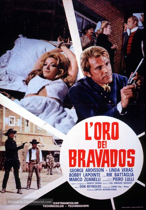 L&#039;oro dei bravados - Italian Movie Poster