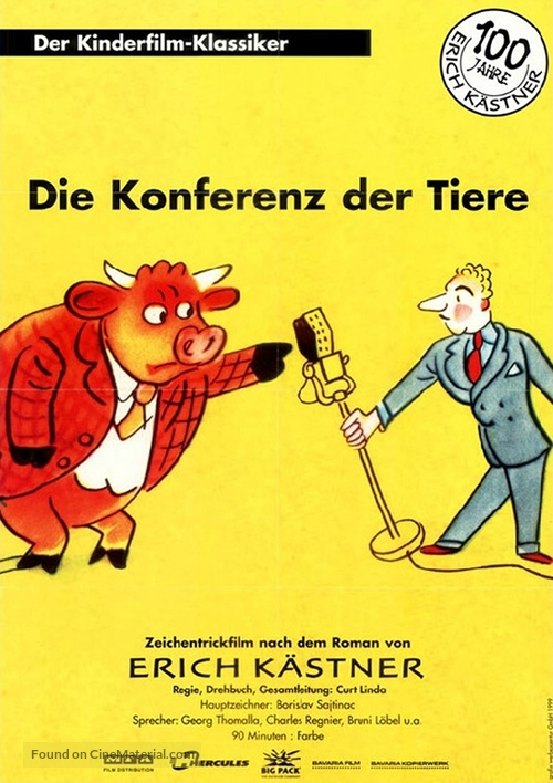 Die Konferenz der Tiere - German Movie Poster