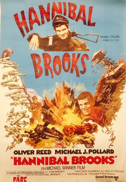 Hannibal Brooks - Swedish Movie Poster