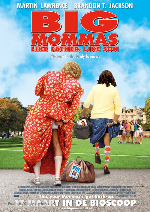 Big Mommas: Like Father, Like Son - Dutch Movie Poster